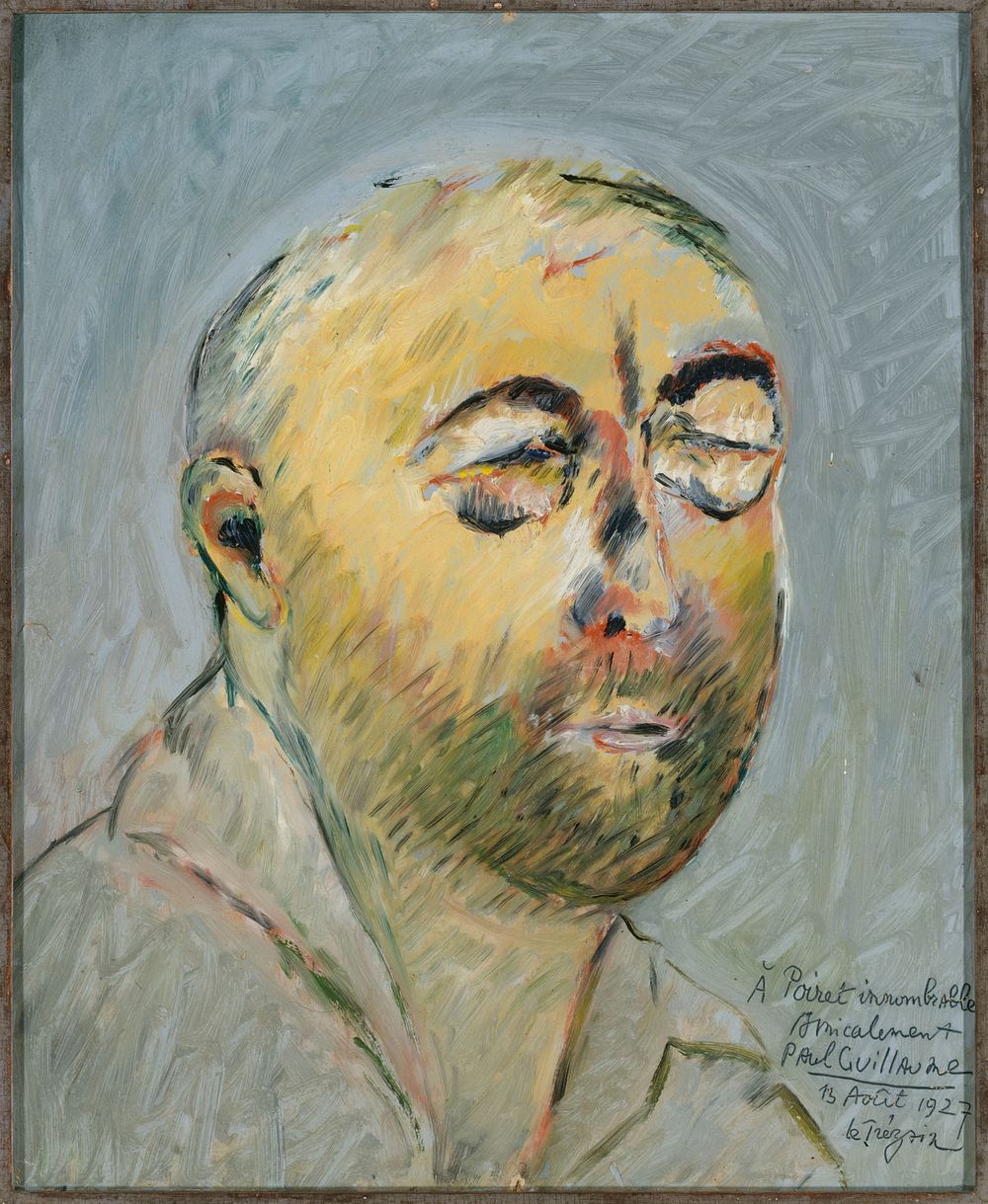 Paul Guillaume (1893-1934). "Paul Poiret (1879-1944), couturier français, 1927". Huile sur carton. Paris, musée Carnavalet. 