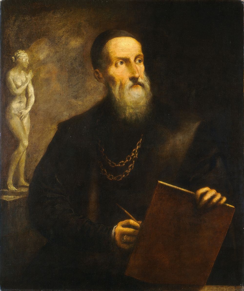 Imaginary Self–Portrait of Titian (ca. 1650s) by Pietro della Vecchia.  