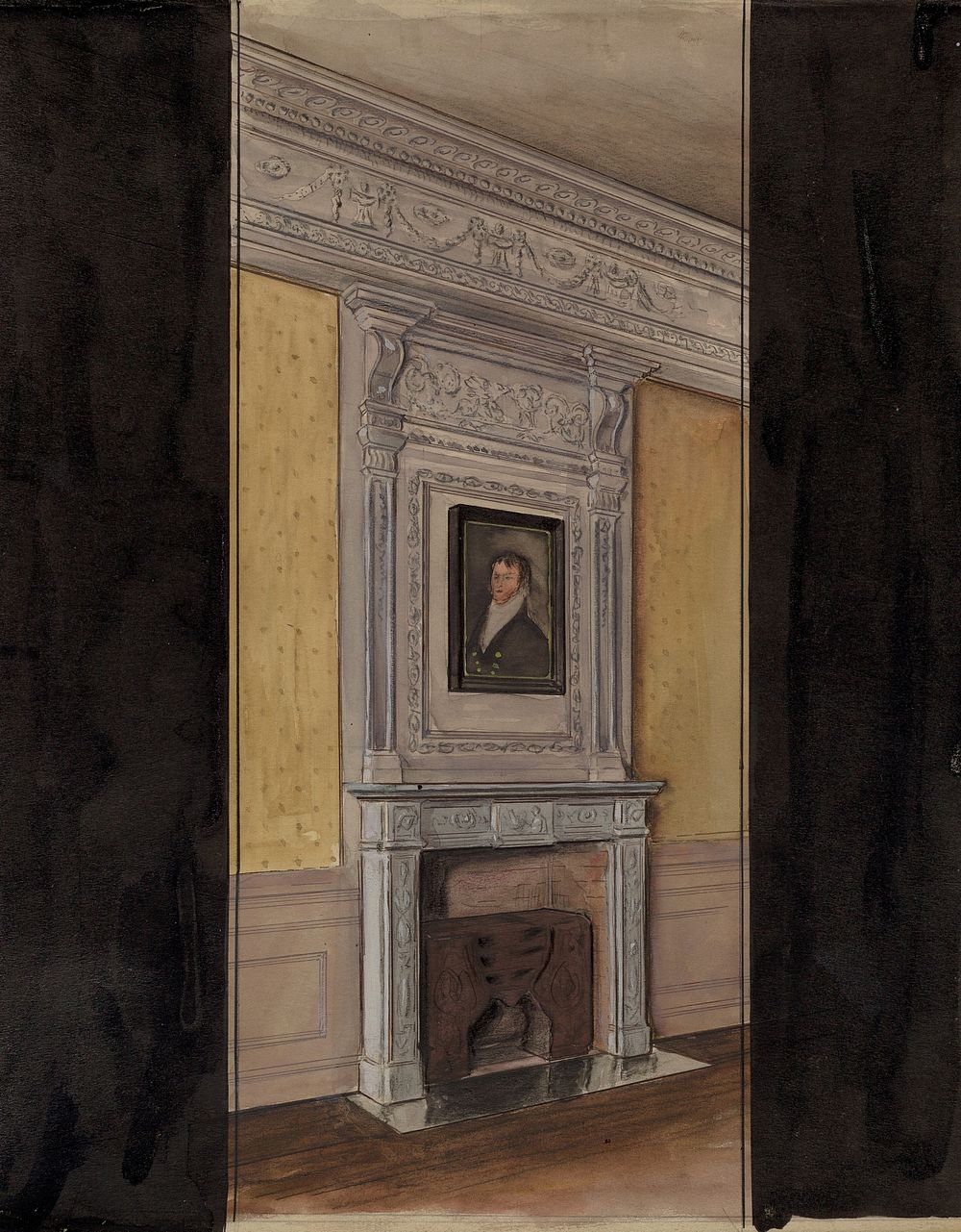 Interior (c. 1936) by M. Rosenshield-von-Paulin.  
