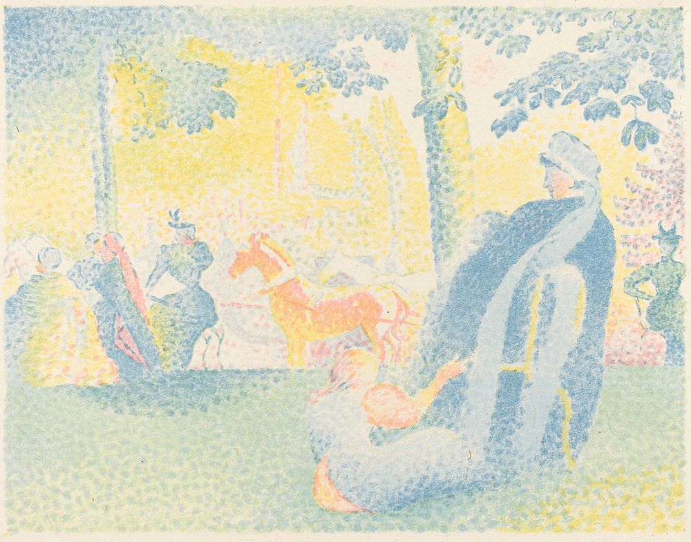 In the Park by Henri Edmond Cross. 