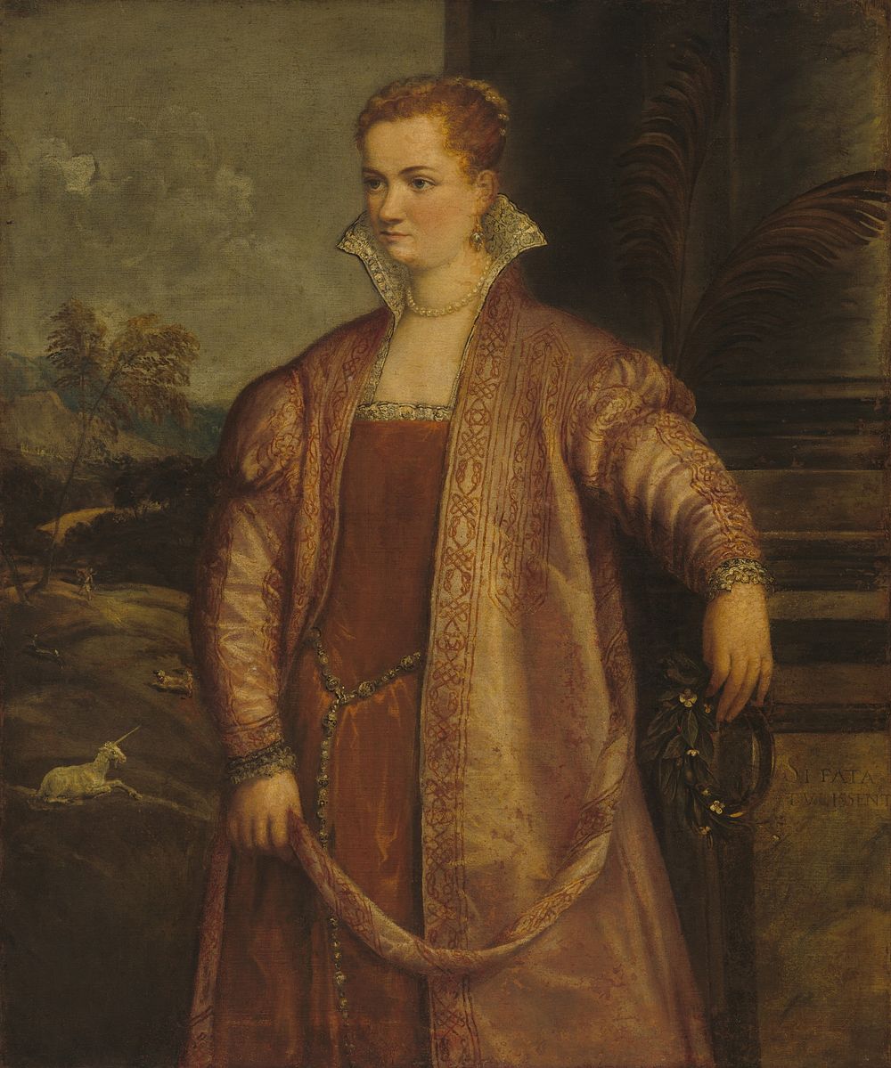 Irene di Spilimbergo (ca. 1560) by Titian & Gian Paolo Pace.  