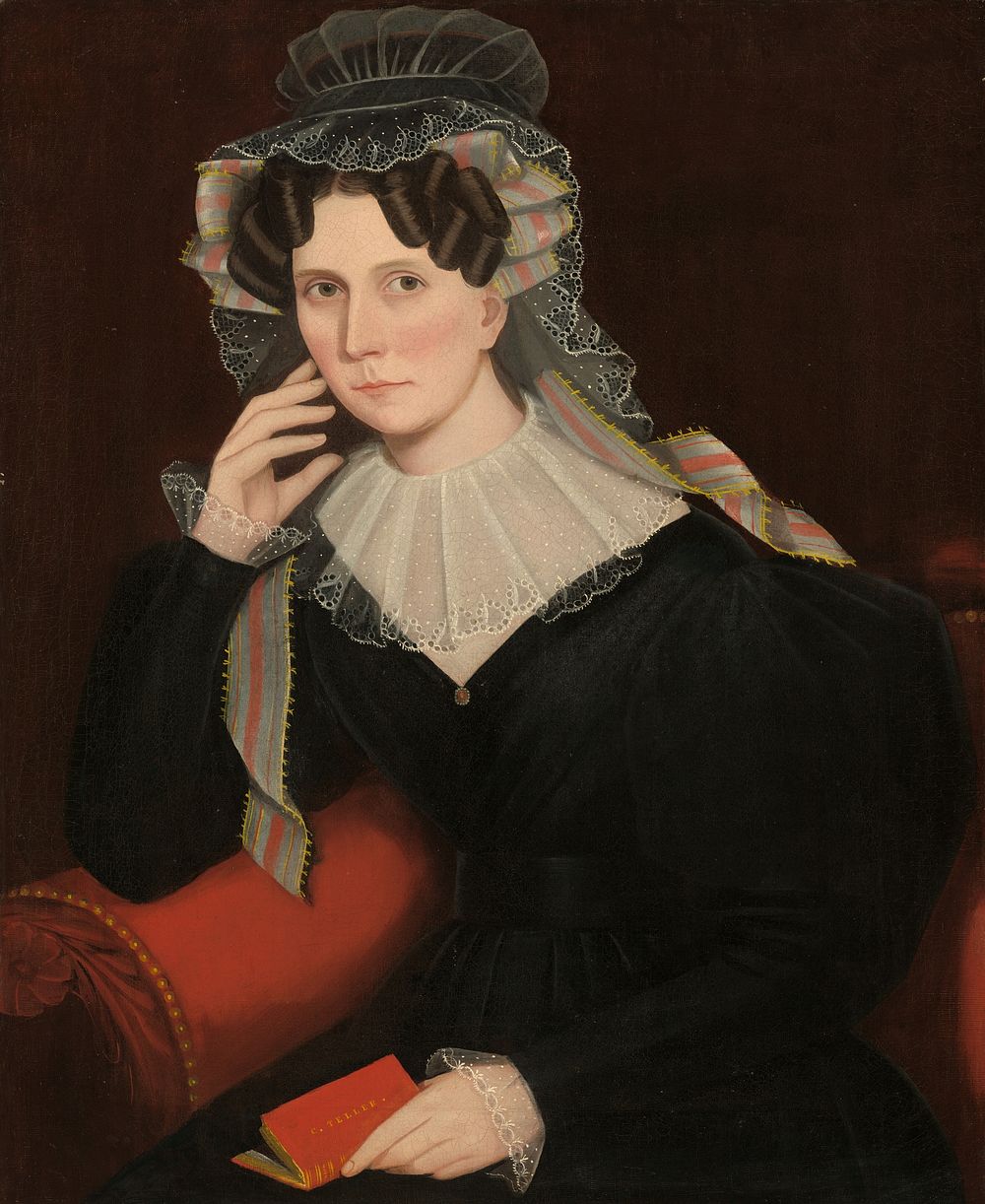 Jane Storm Teller (ca. 1835) by Ammi Phillips.  