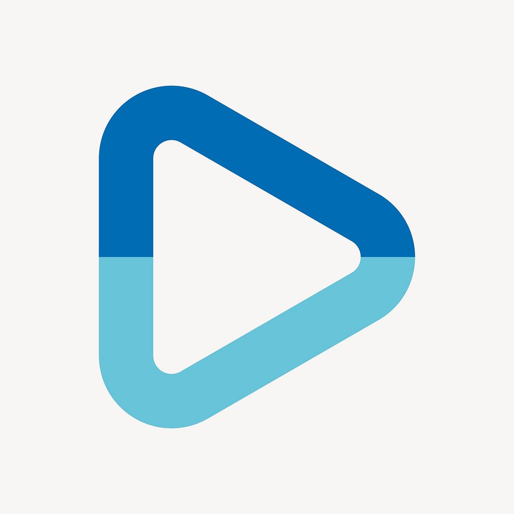 Blue arrow business  logo element vector