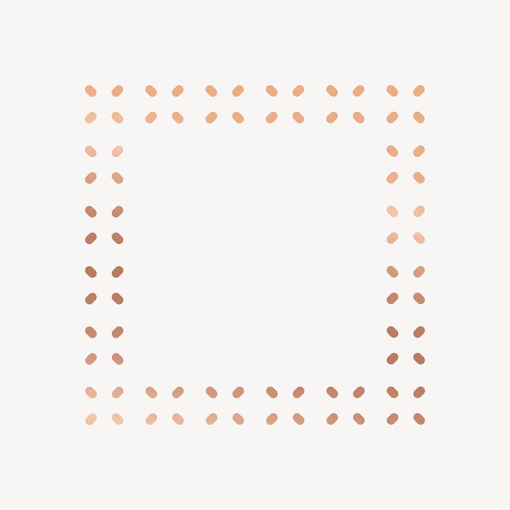 Abstract square frame, minimal design vector