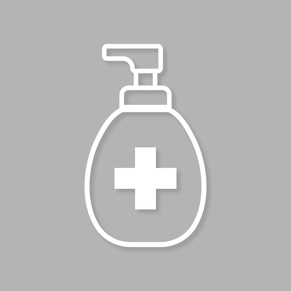 Hand sanitizer, Covid-19 healthcare graphic vector