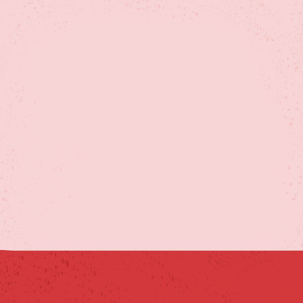 Pink pastel background, red border design