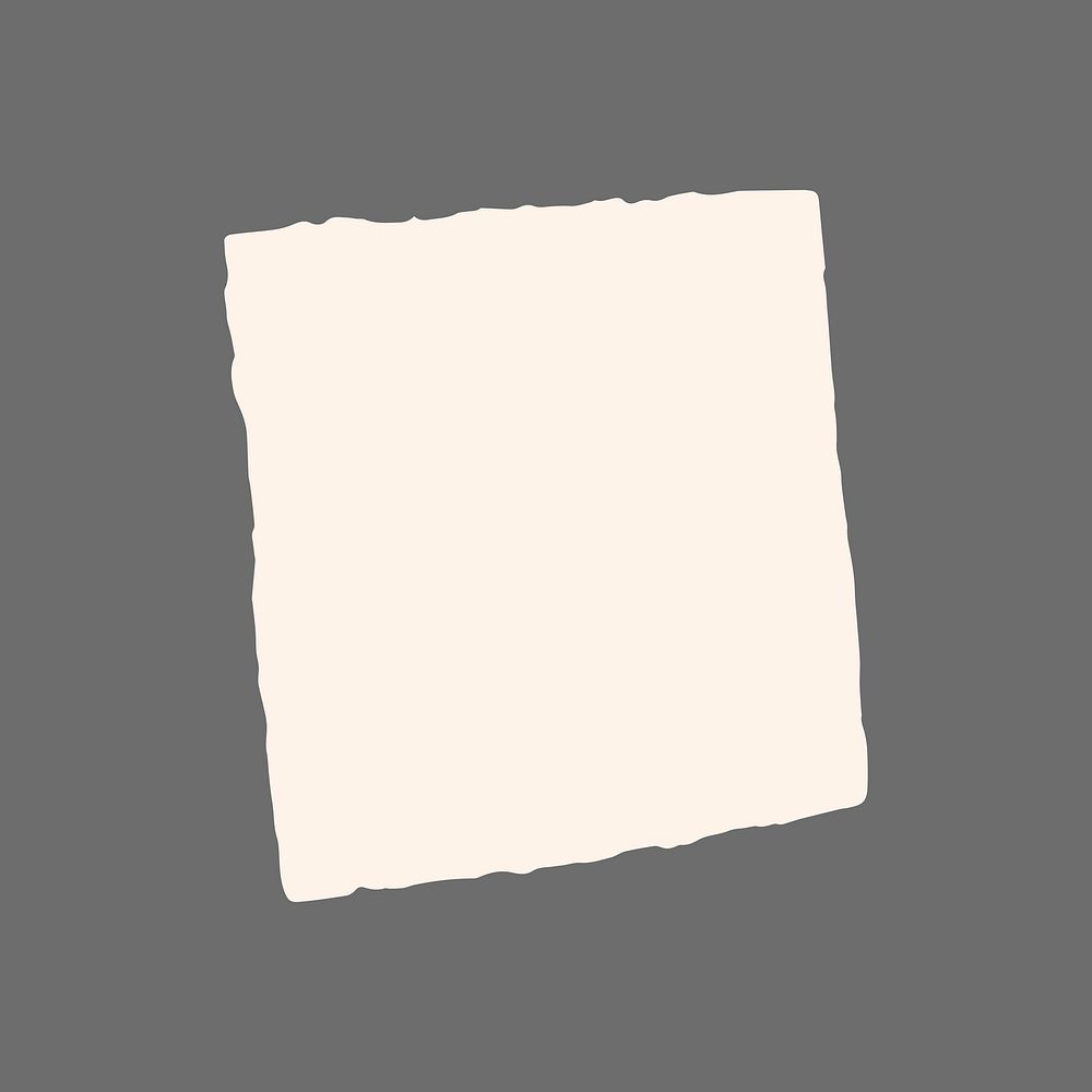 Beige rectangle note paper vector