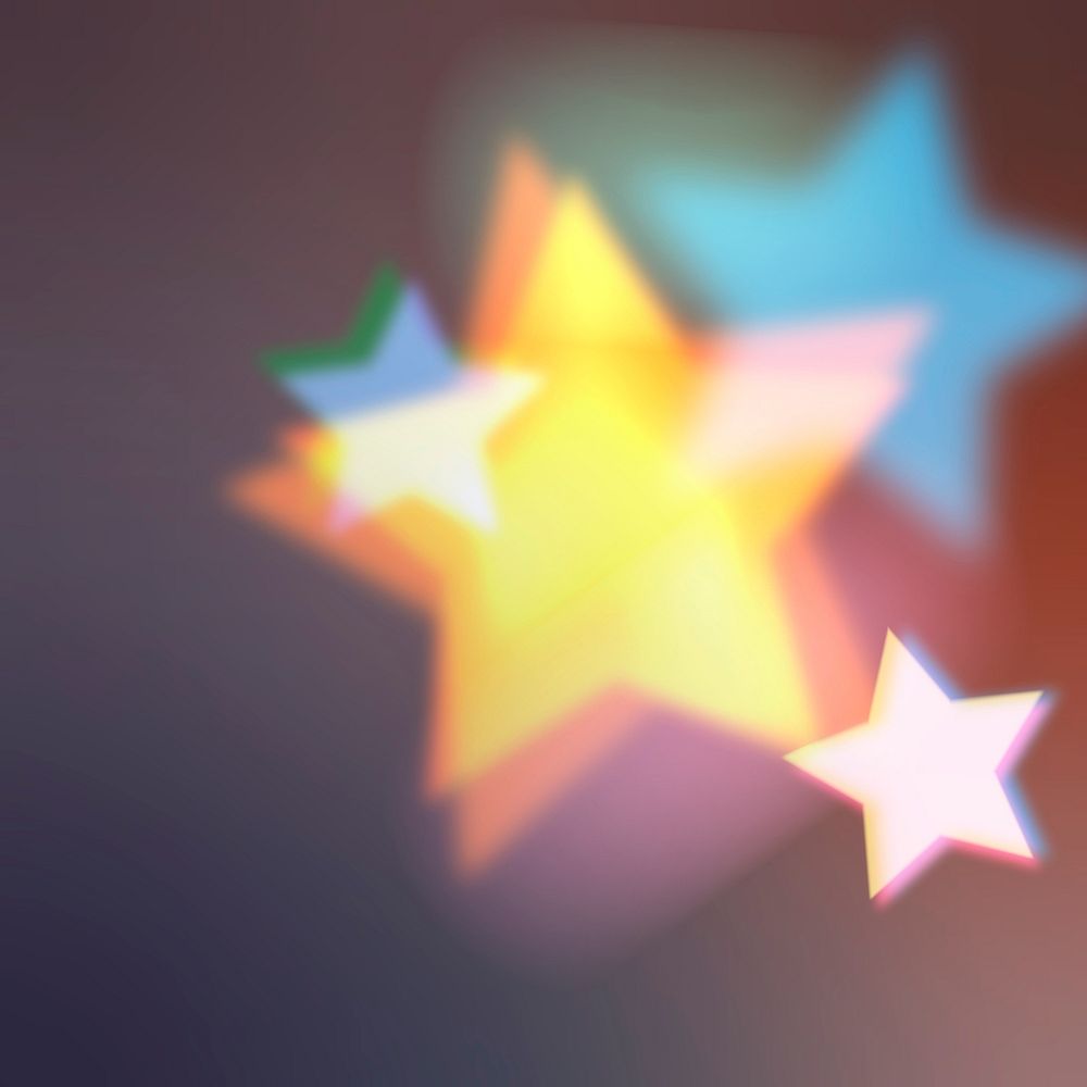 Star bokeh patterned dark background