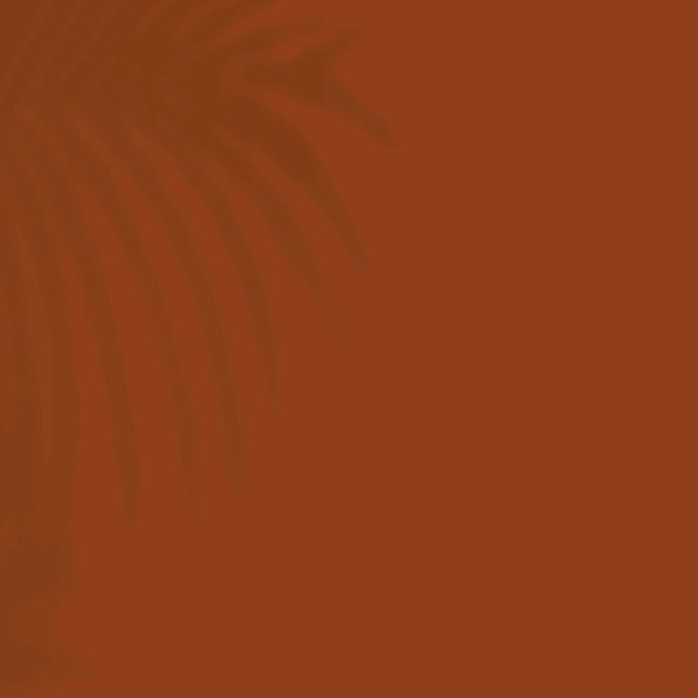 Tropical brown background, palm leaf shadow design