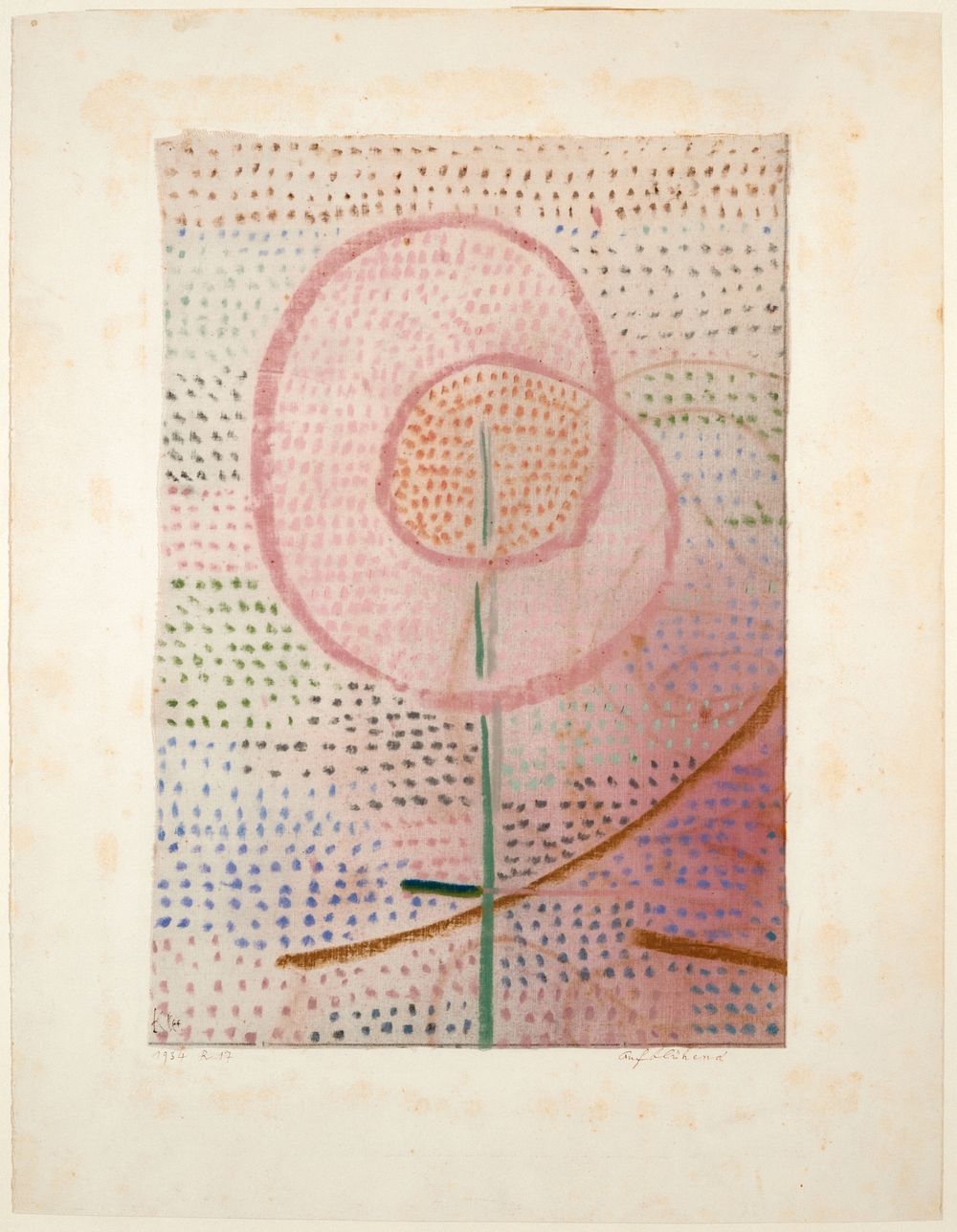 Blossoming (1934) painting in high resolution by Paul Klee. 