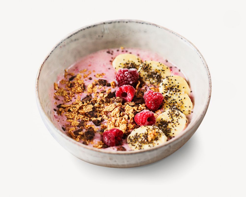 Smoothie bowl, healthy food design