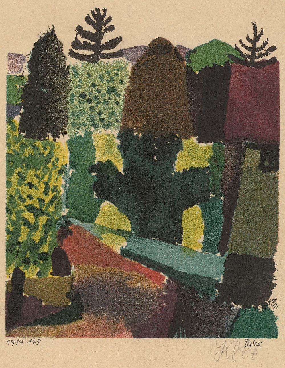 Paul Klee's Park (1920) 