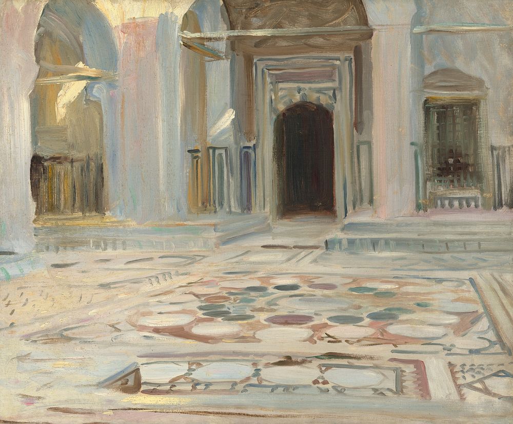 Pavement, Cairo (1891) by John Singer Sargent.  