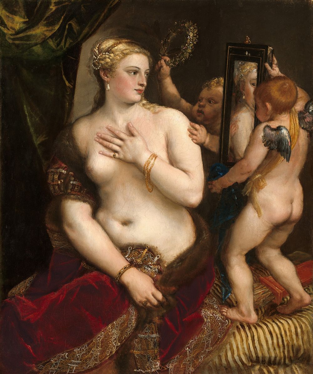 Titian's Venus with a Mirror (c. 1555) 