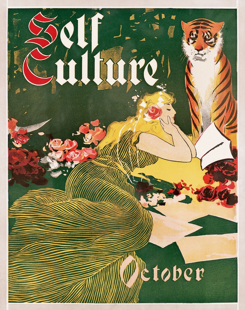 Self Culture [for] October (1890-1900) by The Werner Company. Original public domain image from the Library of Congress.…