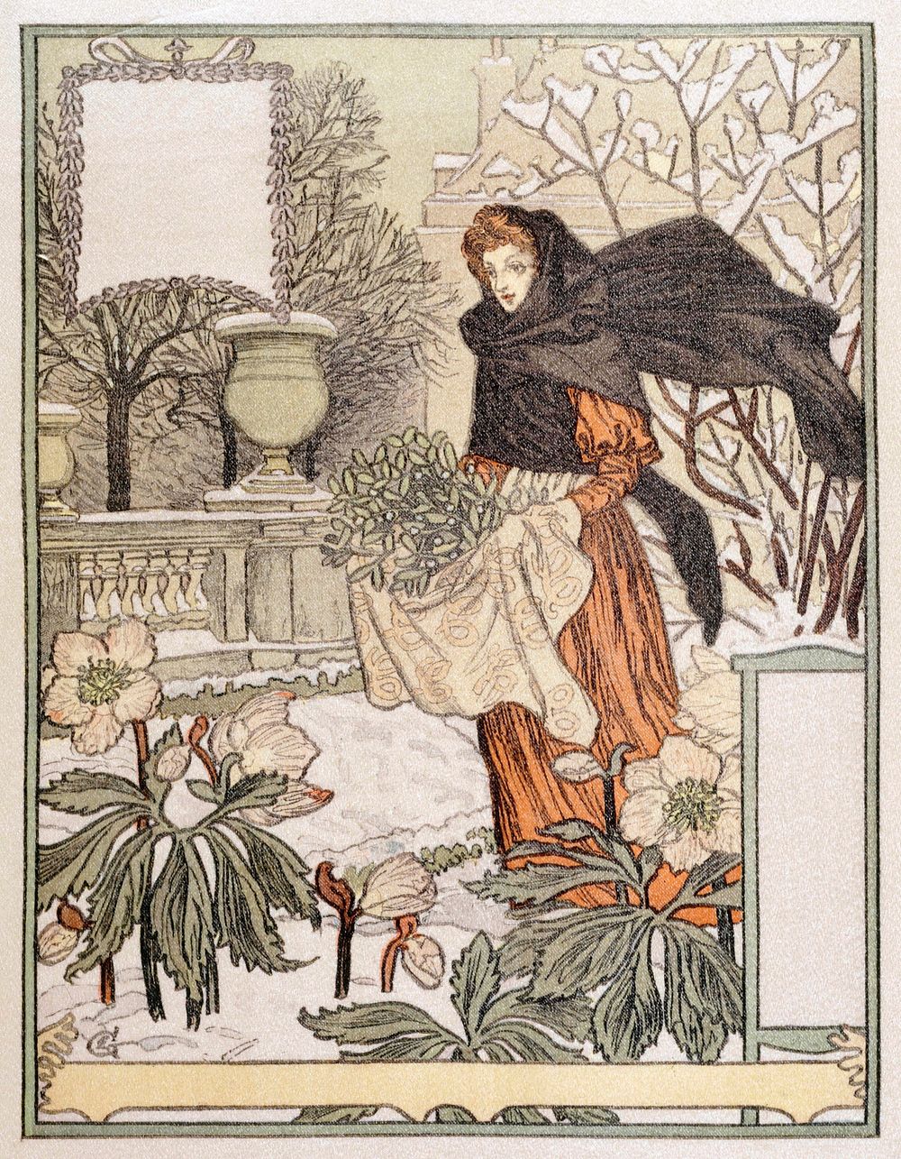 All&eacute;gorie du mois de d&eacute;cembre (1845-1917) by Eug&egrave;ne Grasset. Original public domain image from The…