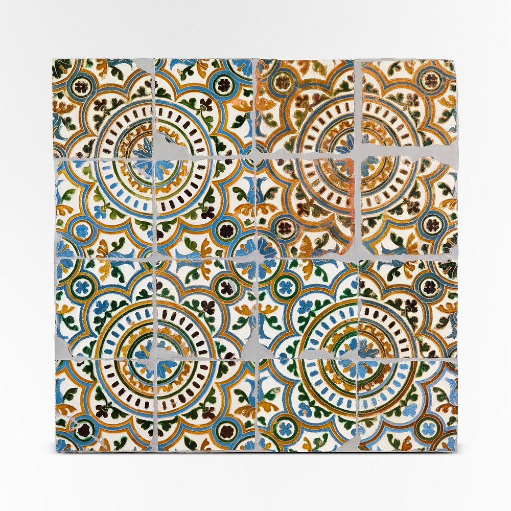 Tiles (16th century) Architectural elements in high resolution by anonymous. Original public domain image from the Thiel…