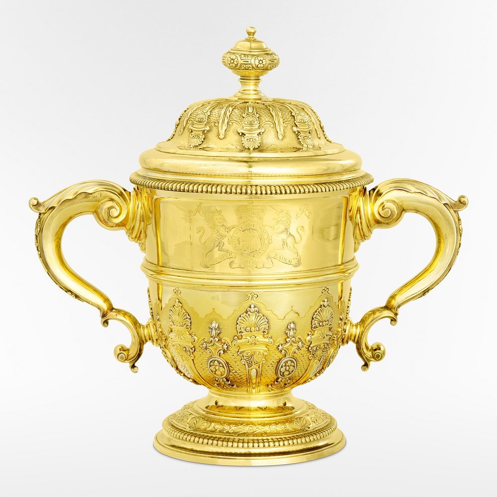 Two-handled cup with cover. Original public domain image from The Minneapolis Institute of Art. Digitally enhanced by…