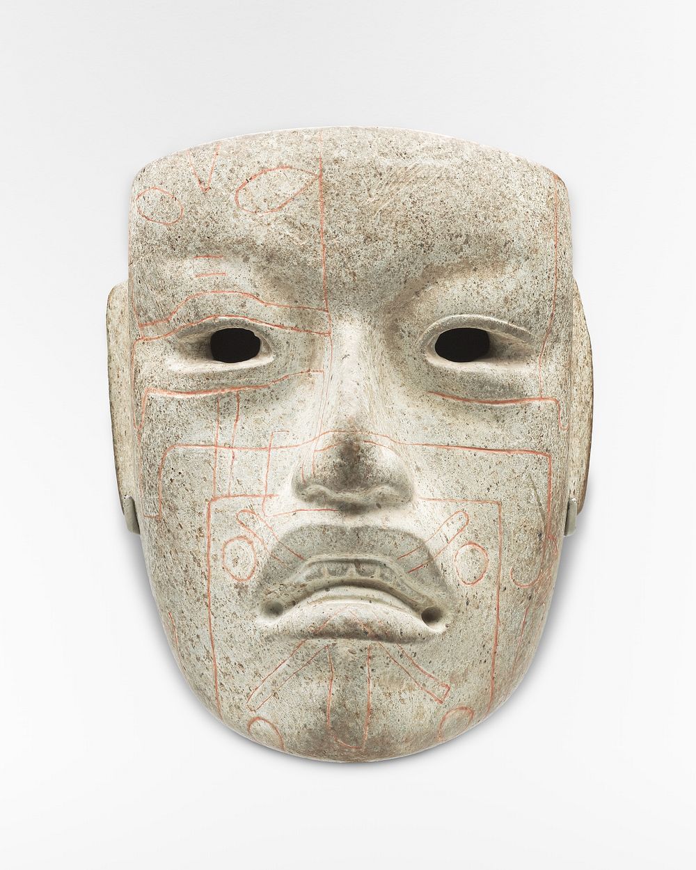 Mask (900-300 BCE) sculpture by Olmec. Original public domain image from The Minneapolis Institute of Art. Digitally…
