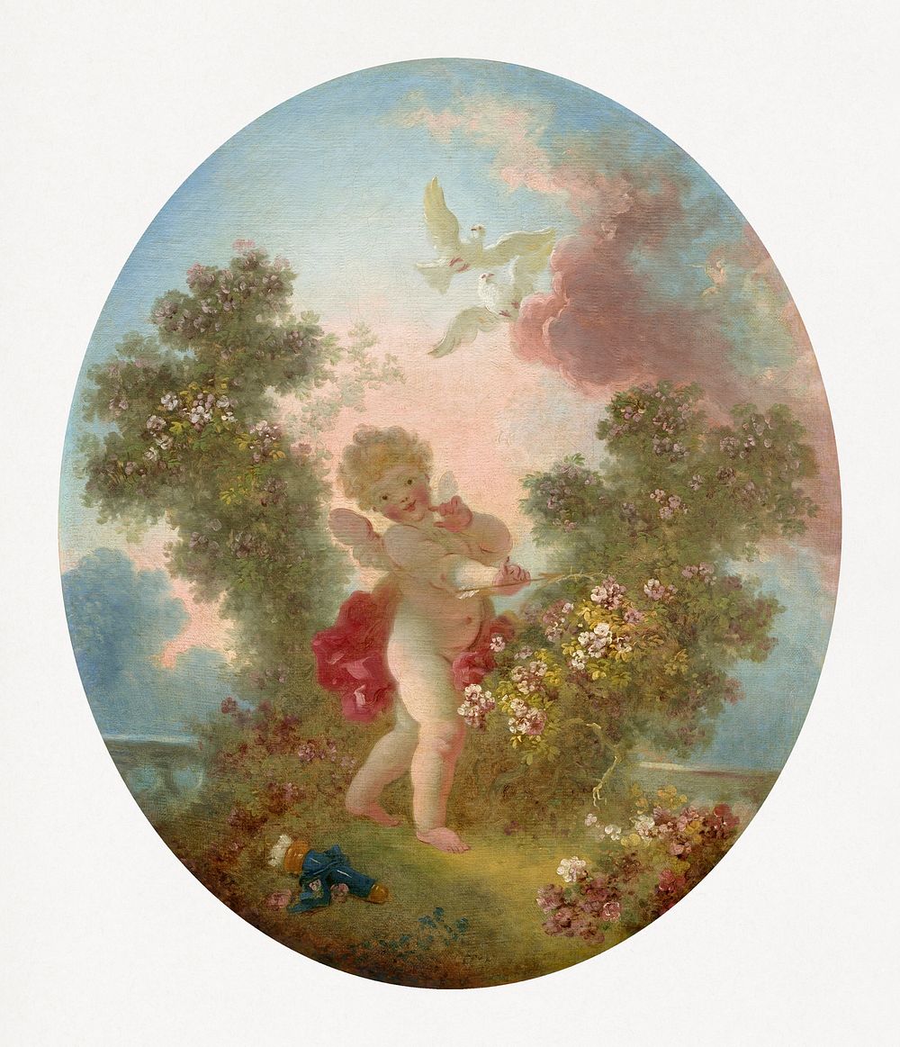 Love the Sentinel (1773&ndash;1776) painting by Ailsa Mellon Bruce Collection. Original public domain image from the…