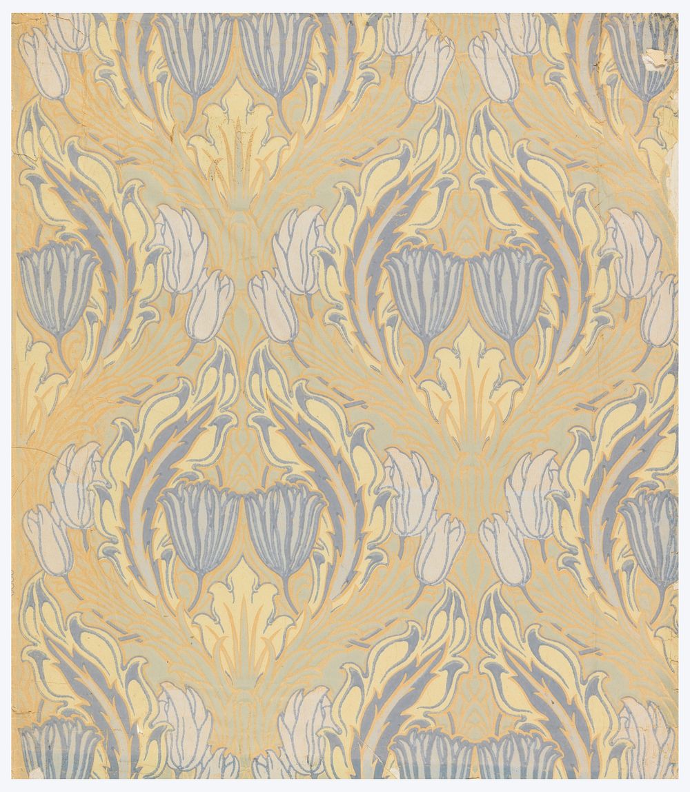 Sidewall (ca. 1890) wallcovering in high resolution by Walter Crane.  