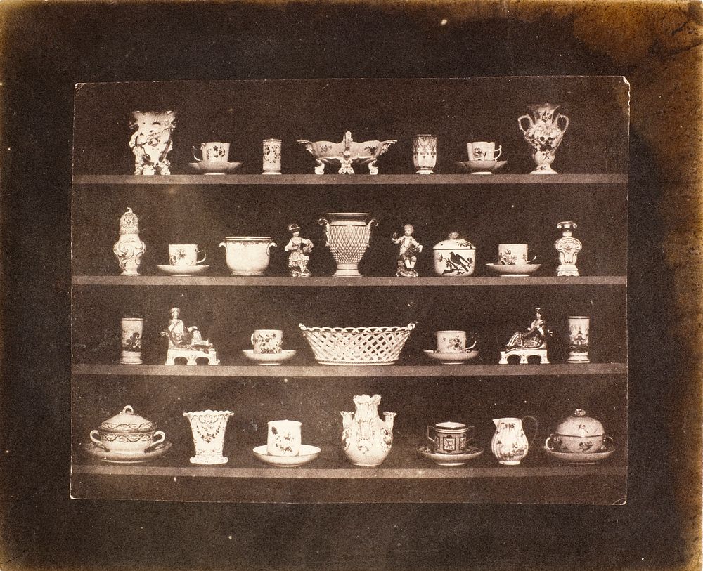 Articles of China (1844) photography in high resolution by William Henry Fox Talbot.