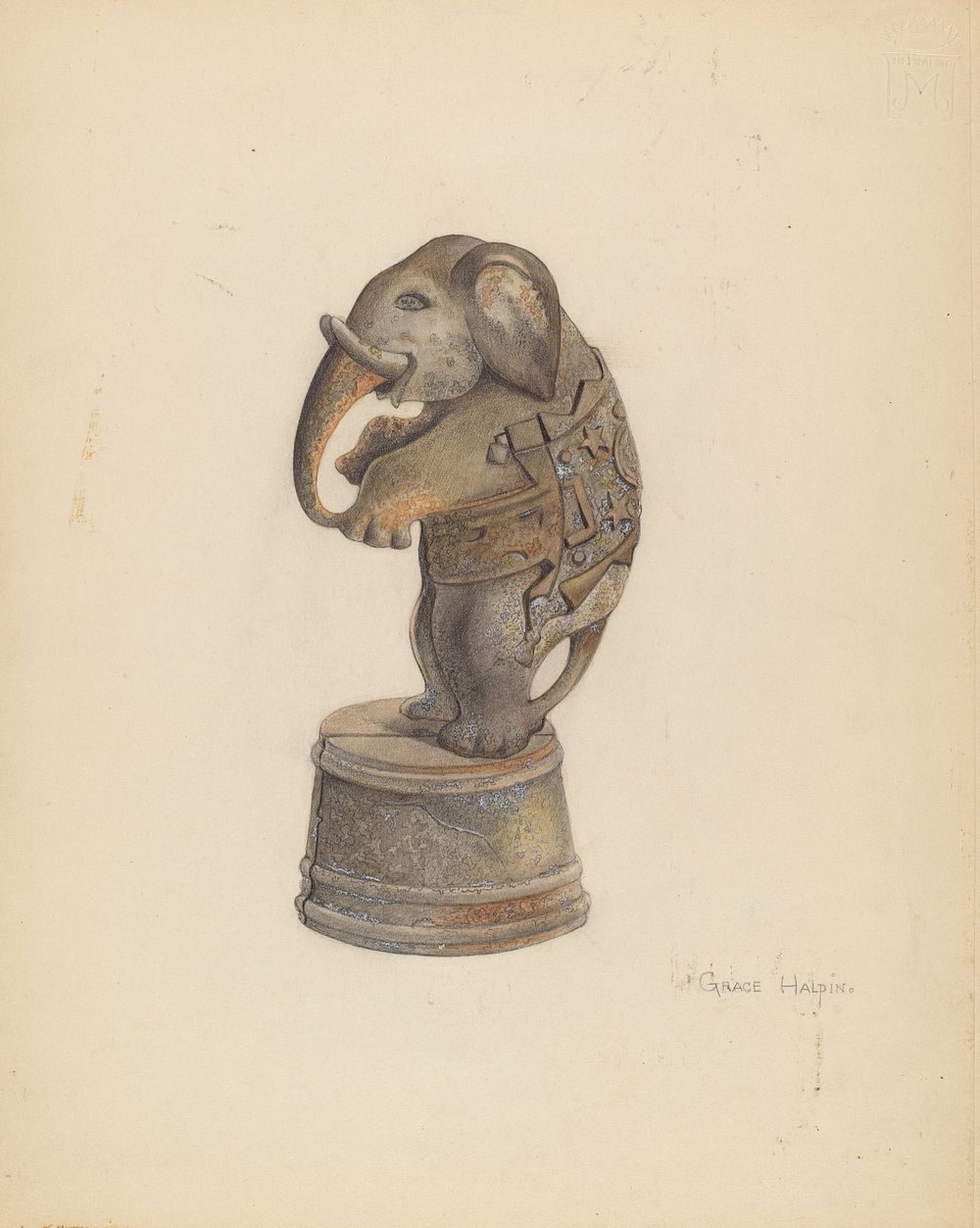 Penny Bank (ca. 1939) by Grace Halpin.  