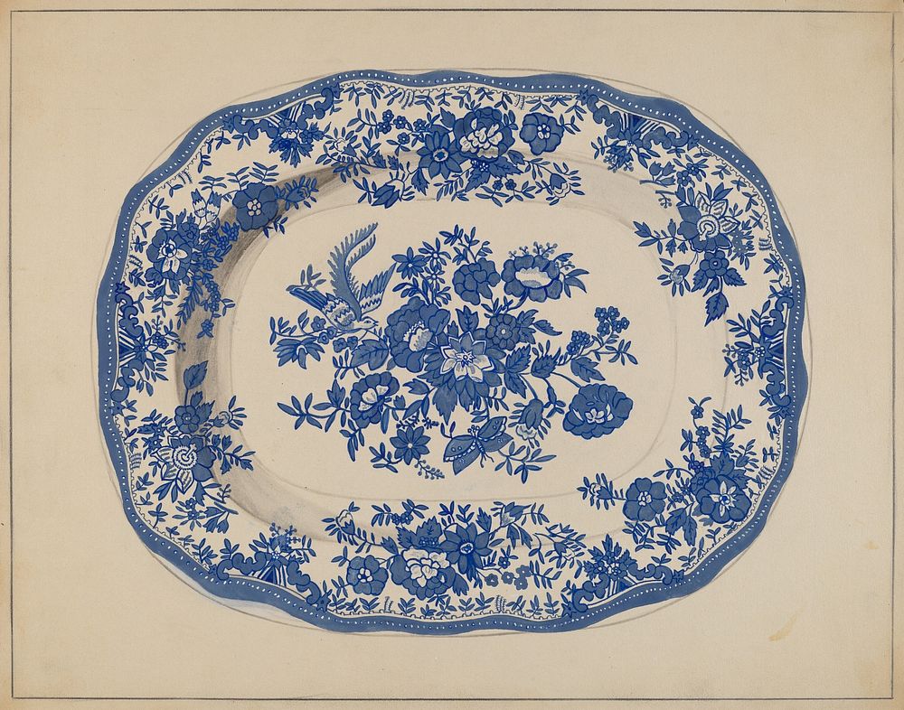 Plate (ca.1937) by Katherine Hastings.  