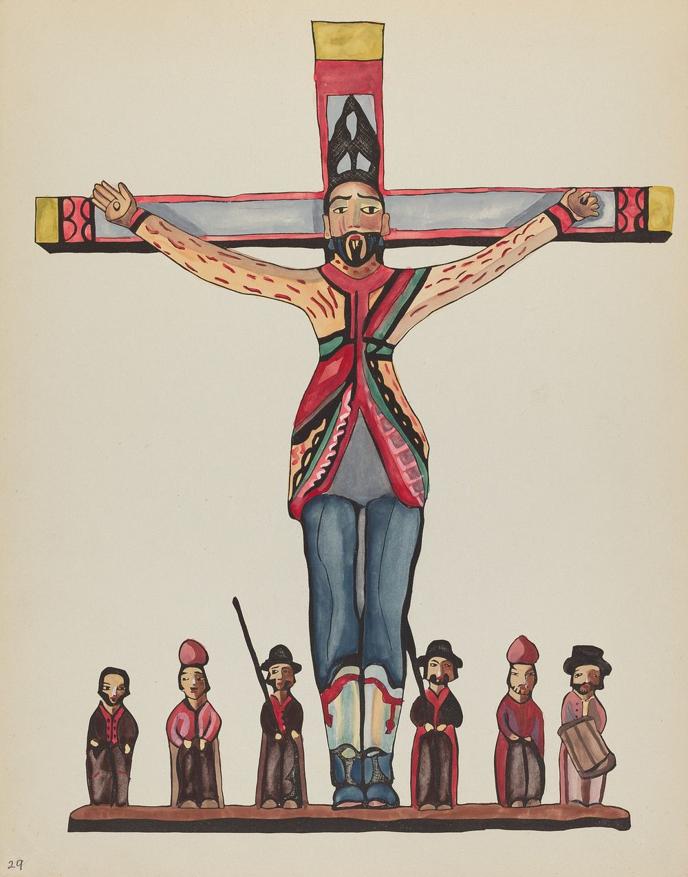 Plate 29: Saint Acacius: From Portfolio "Spanish Colonial Designs of New Mexico" (1935–1942) byb American 20th Century.  