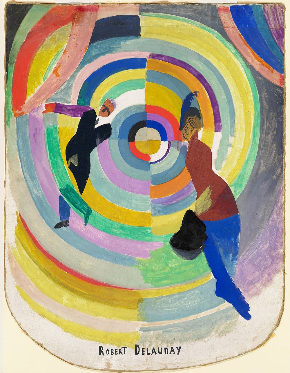 Political Drama (1914) by Robert Delaunay.  