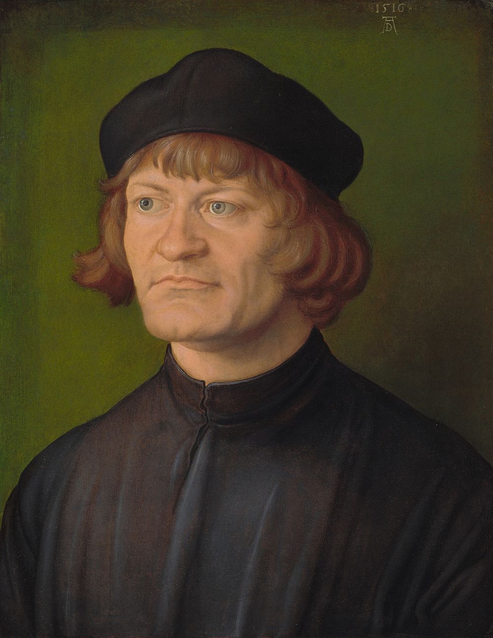 Portrait of a Clergyman (Johann Dorsch), (1516) by Albrecht Dürer.  