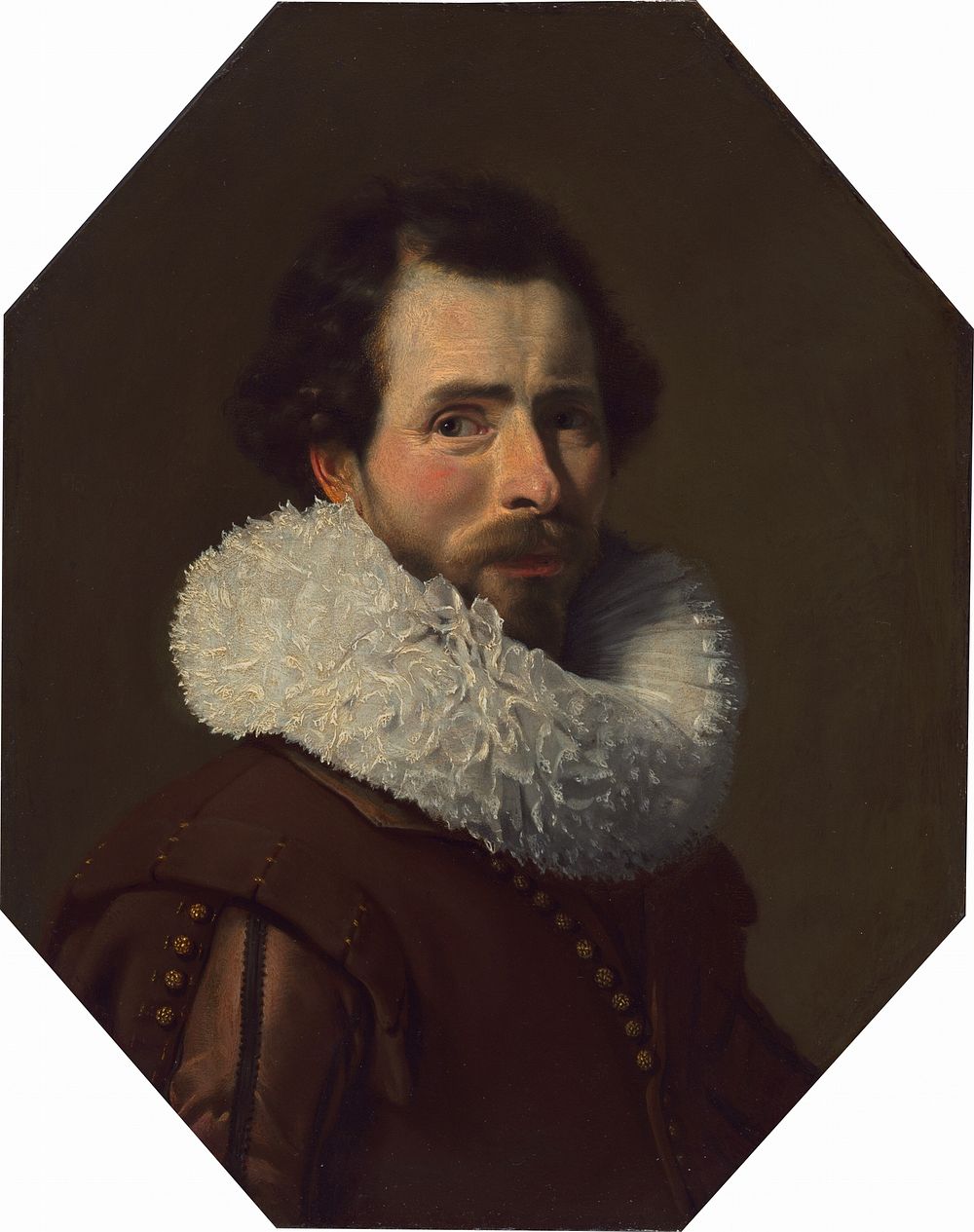Portrait of a Gentleman Wearing a Fancy Ruff (1627) by Thomas de Keyser.  