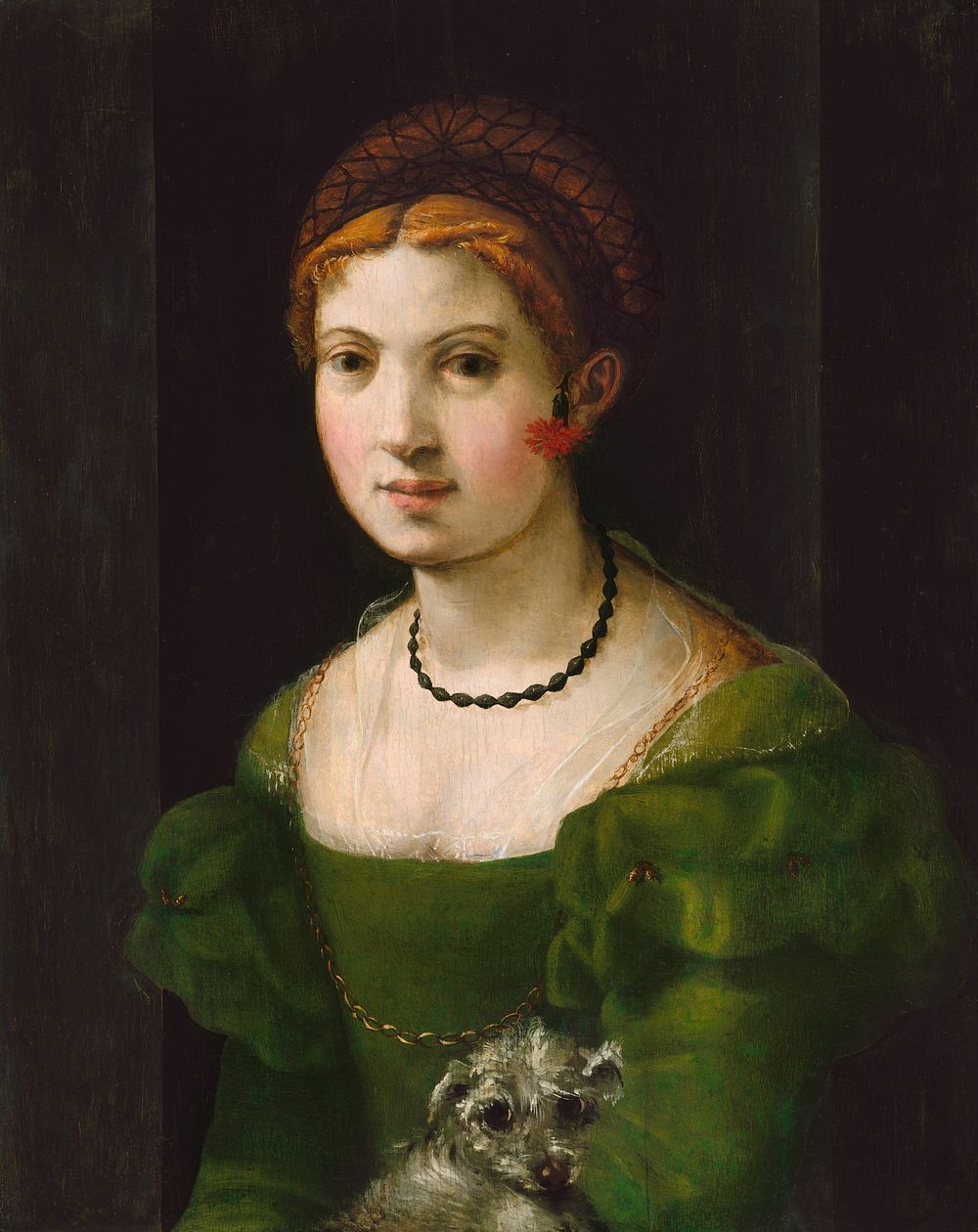 Portrait of a Young Woman (1530&ndash;1540) from the Florentine 16th Century.