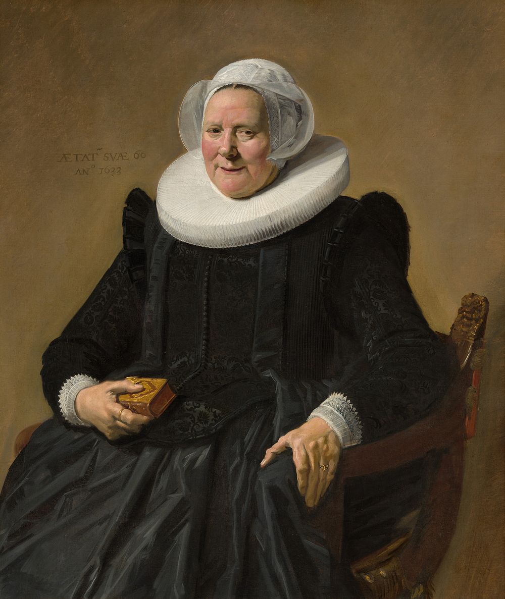 Portrait of an Elderly Lady (1633) by Frans Hals.  