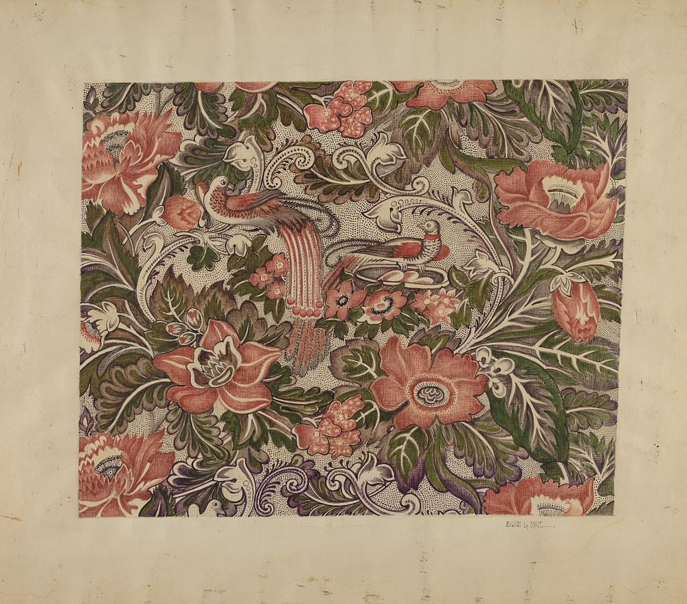 Printed Cotton (c. 1936) by Eugene La Foret.  