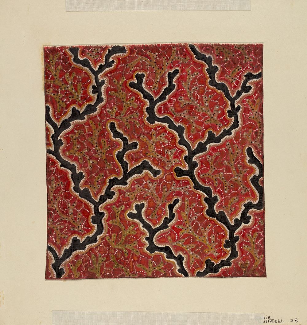 Printed Calico (c. 1938) by Marie Lutrell.  
