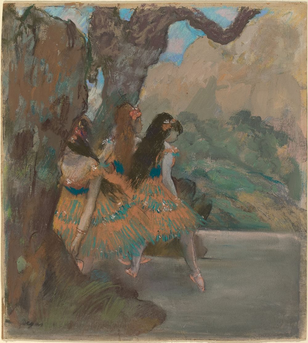 Ballet Dnacers (ca. 1877) by Edgar Degas.  
