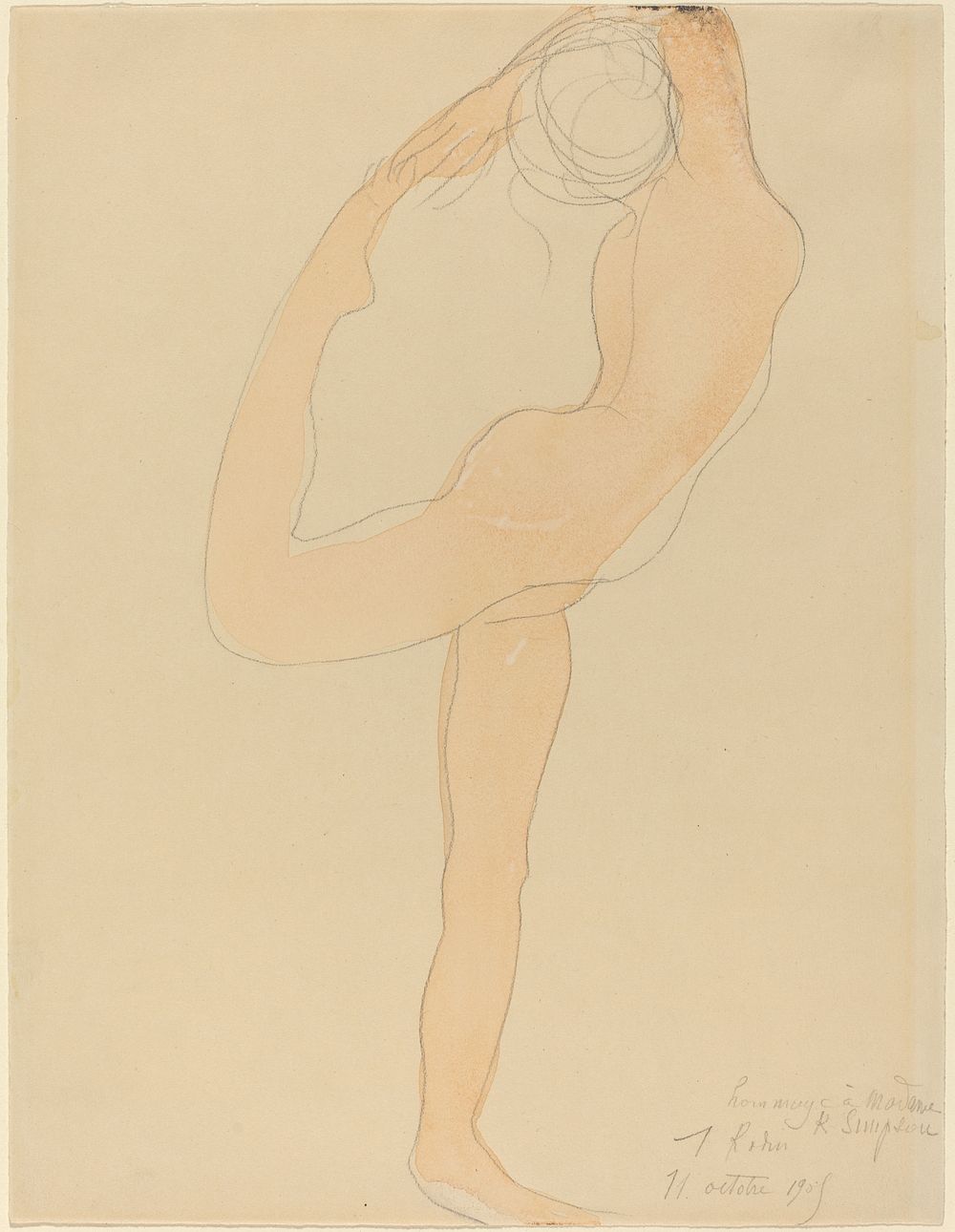 Dancing Figure (1905) by Auguste Rodin. 