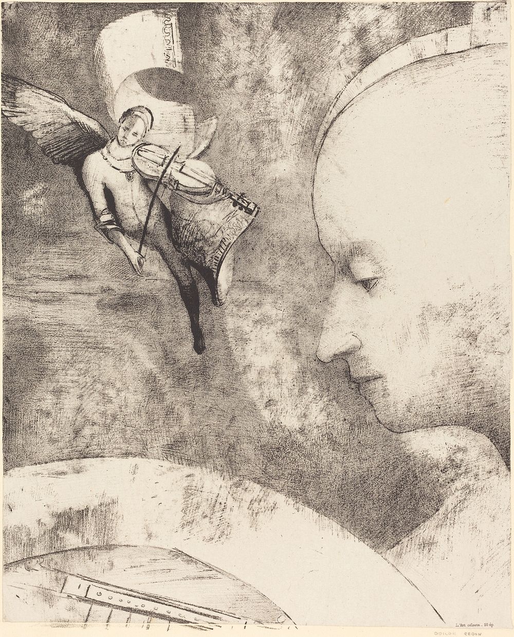 L'Art Celeste (The Celestial Art) (1894) by Odilon Redon. 