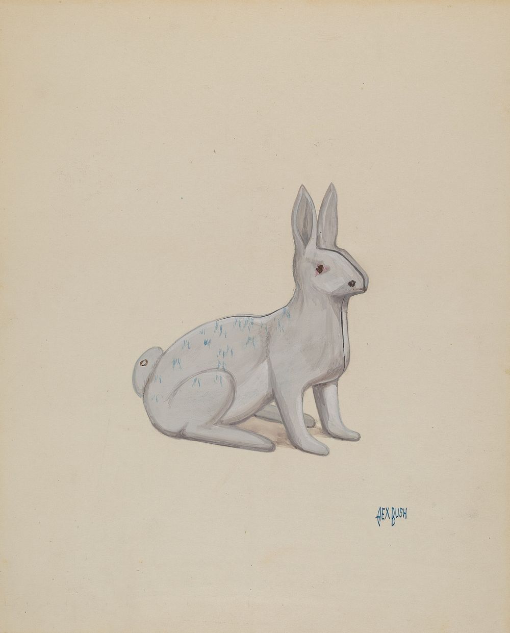 Rabbit (c. 1936) by Rex F. Bush.  