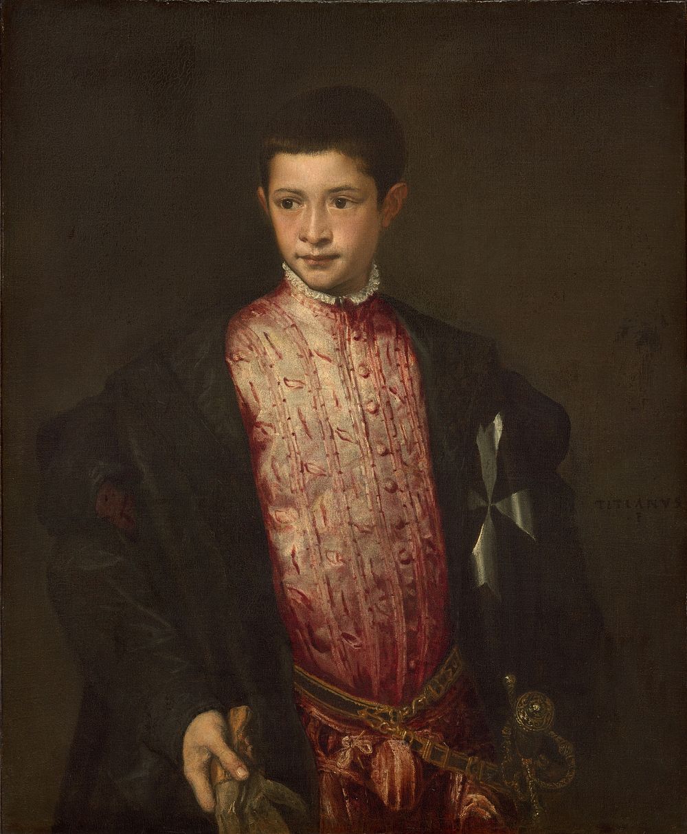 Ranuccio Farnese (1541–1542) by Titian.  