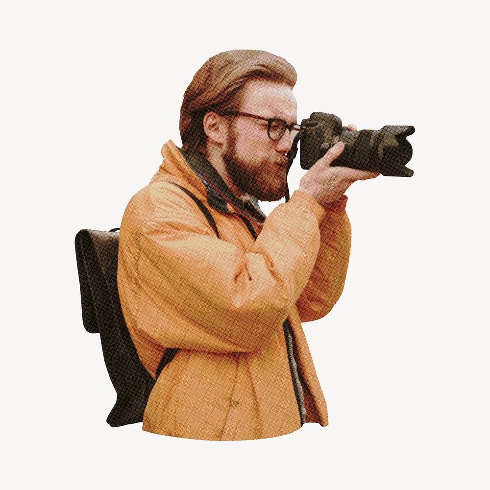 Photographer taking photo, travel image