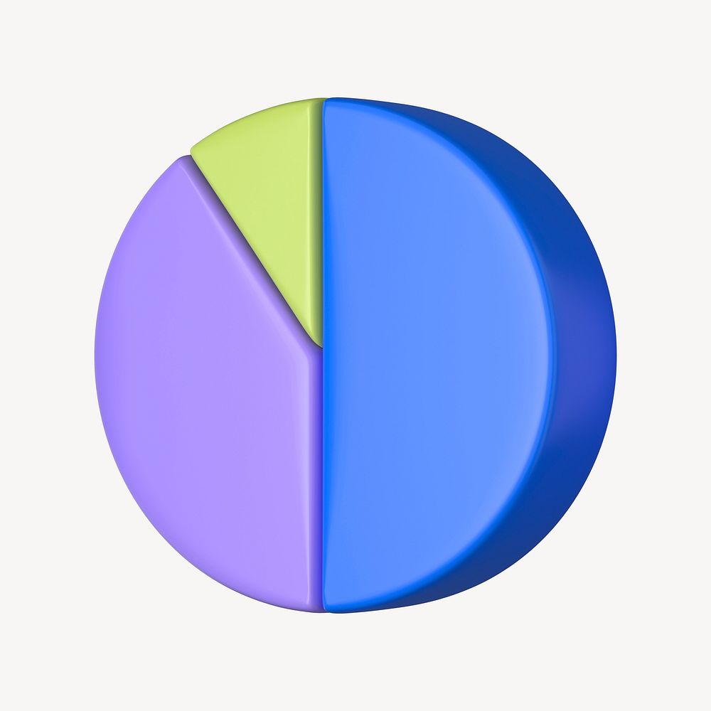 Colorful 3d Pie Chart Business 