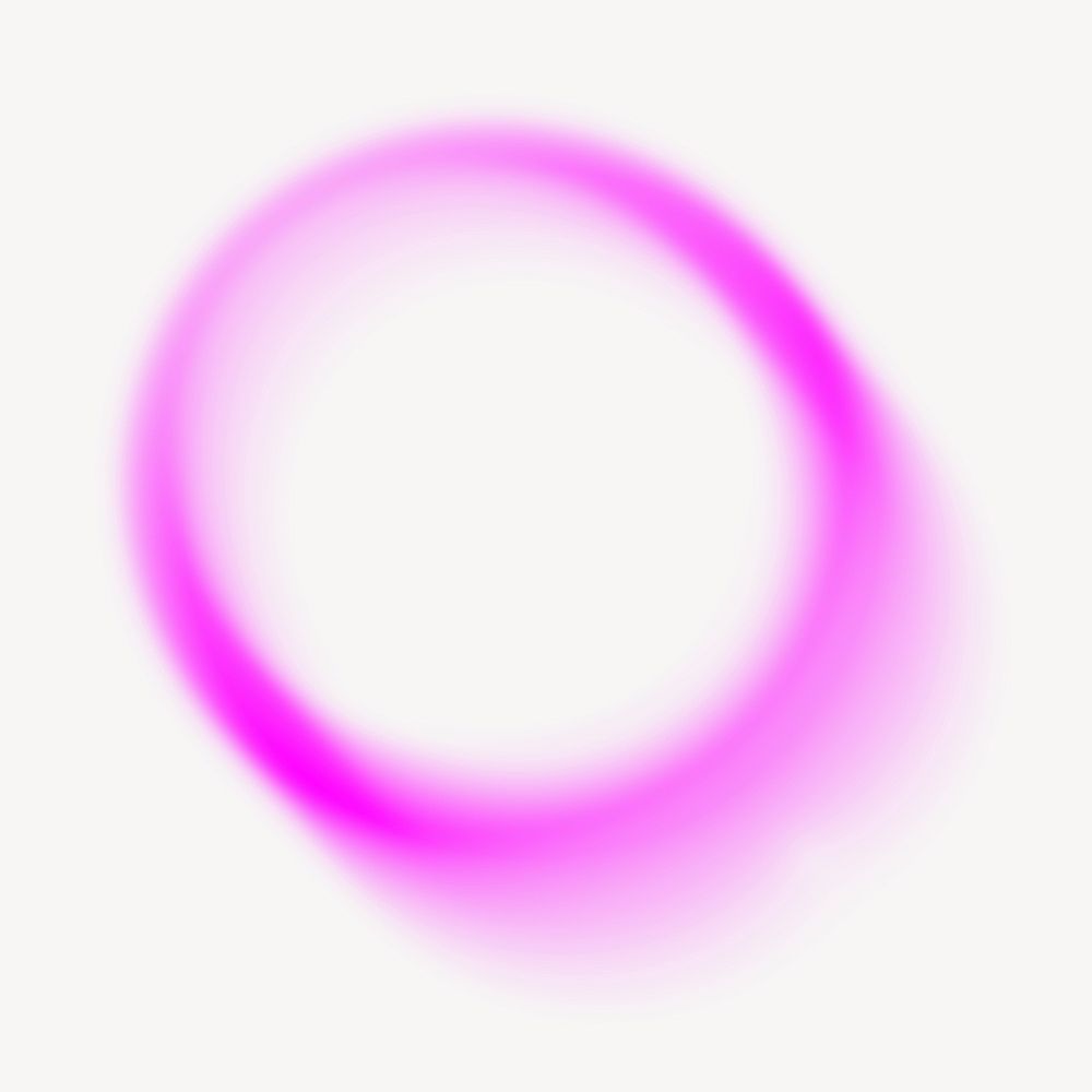 Neon pink aura frame