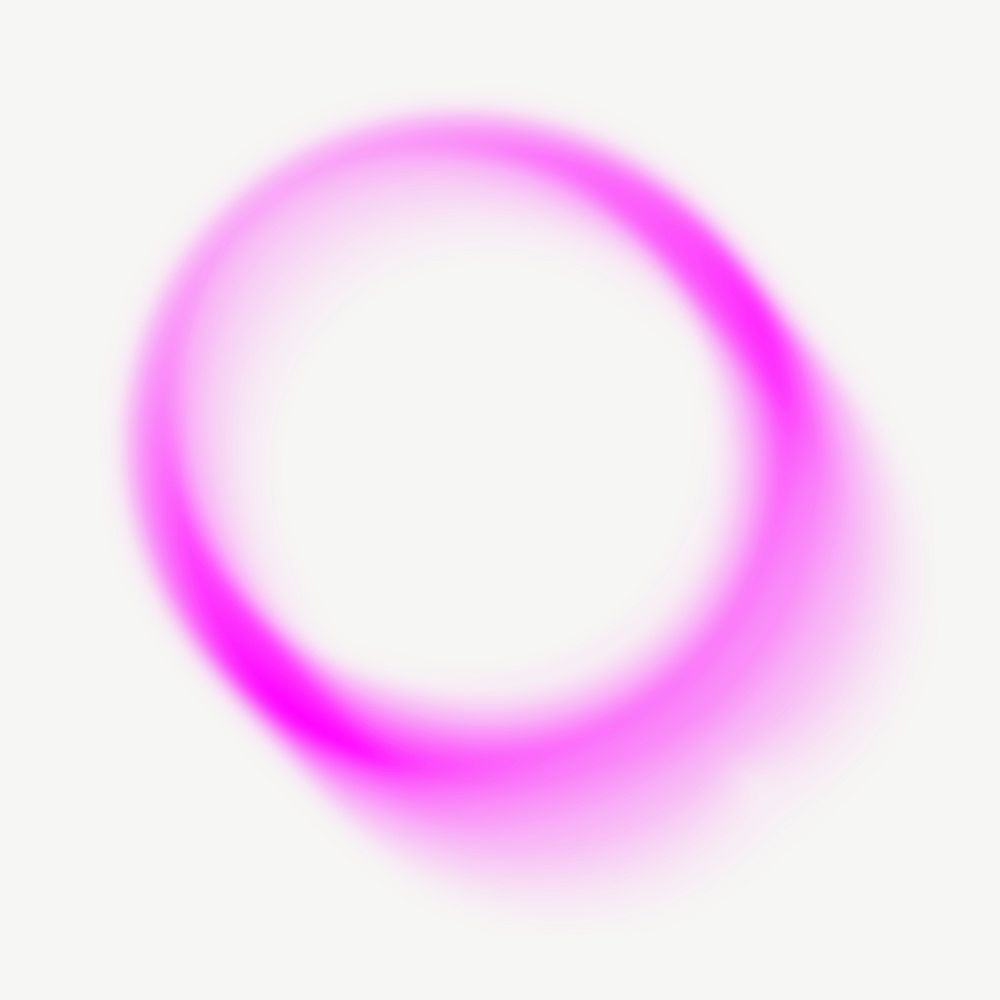 Neon pink aura frame psd
