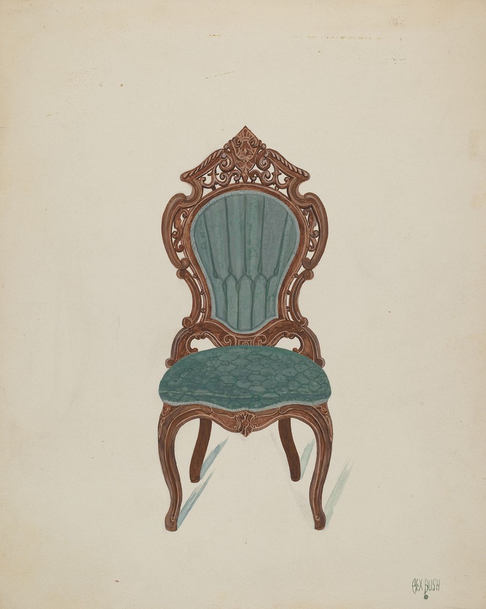 Rosewood Chair (ca. 1936) by Rex F. Bush.  