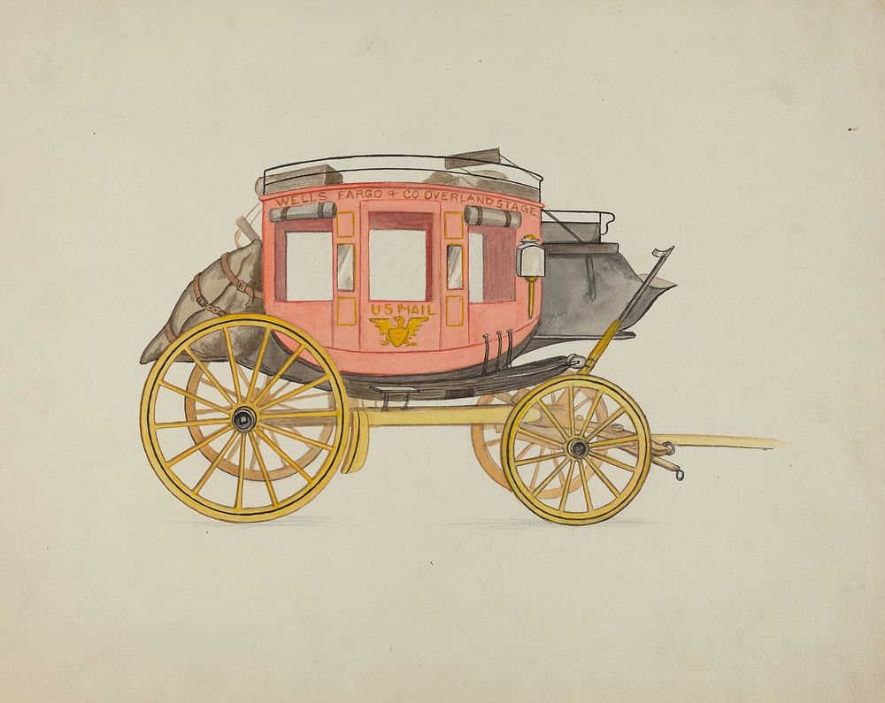 Stage-coach (1935&ndash;1942) by Rose Campbell-Gerke.  
