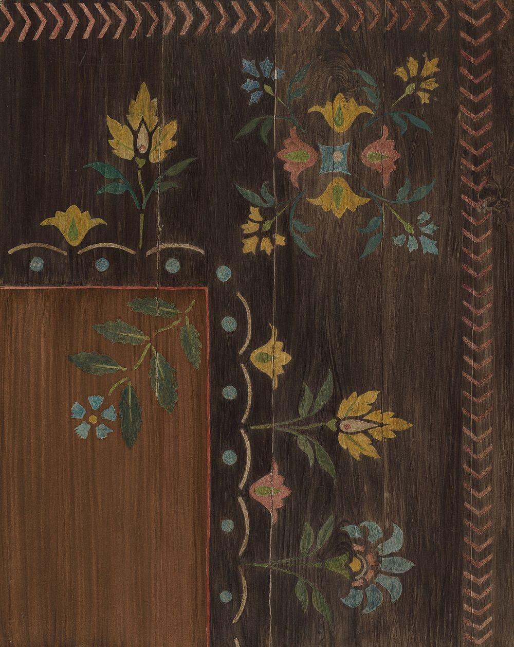 Stencilled Floor (1935–1942) by Jerome Hoxie.  