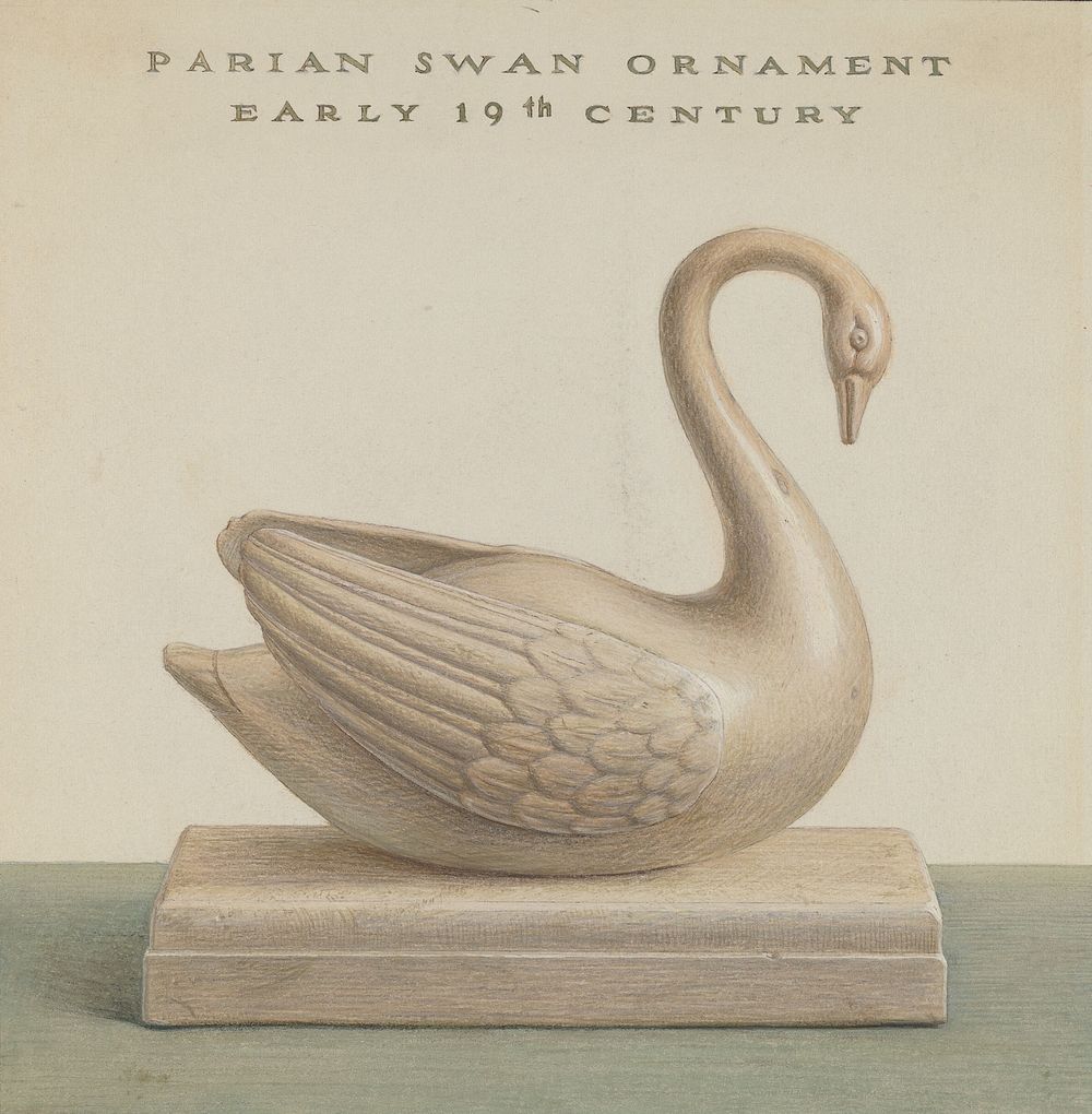 Swan (ca. 1937) by Cleo Lovett.  