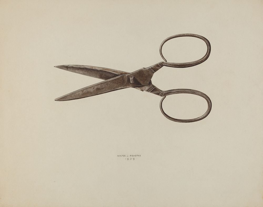 Scissors (1939) by Walter Praefke.  